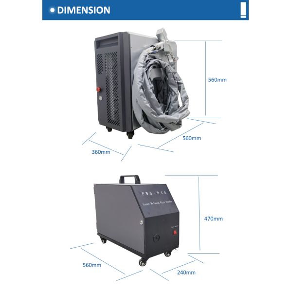 Handheld Fiber Laser Welding Machine with 1 Year Warranty Competitive Price and Raycus MAX IPG Laser Source