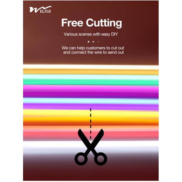 Residential 360 Degree Circular Full Body Luminescent Silicone Light Strip Low Voltage LED Soft Light Strip