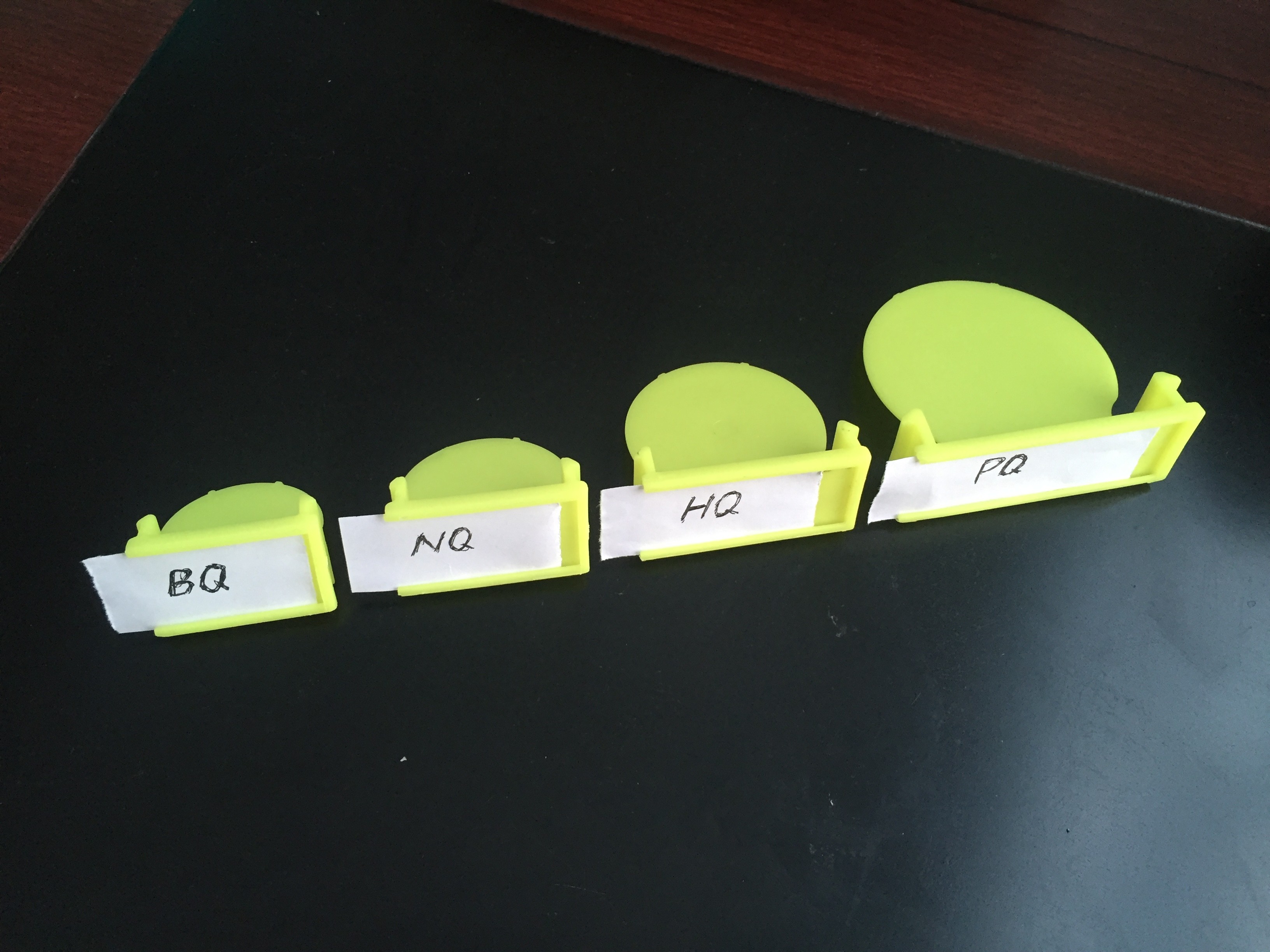 China HQ NQ PQ Core Sizes Core Tray Block / Drill Core Trays Marker High Intensity wholesale