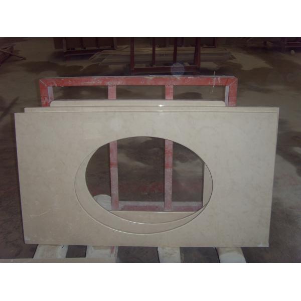 Royal Botticino marble stone slab tile countertop vanity cream beige yellow color