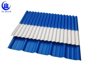 China 930mm Width Trapezoidal PVC Roof Tiles  Fire Resistance Roofing Sheets wholesale