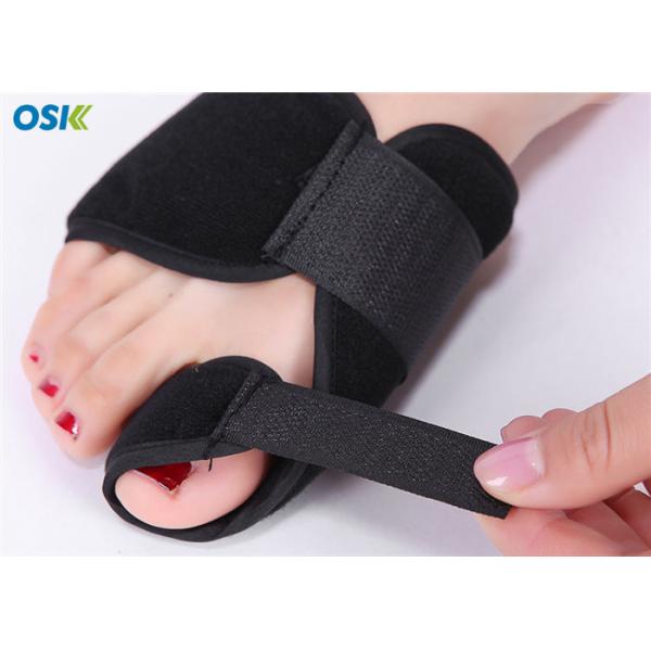 China Composite Cloth Bunion Corrector Splint , JYK-G018 Black Hallux Valgus Brace wholesale