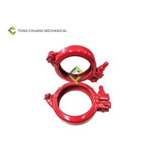 China 125A Concrete Pump Pipeline High Pressure Forge Steel Clamps on sale