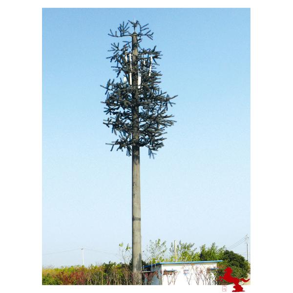 9m Mobile Communication Tower Pole For Antenna Unicom