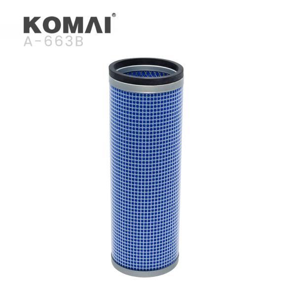 KOMAI Blue Color Customized Air Filter Element Replacement For Construction
