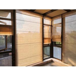 ISO9001 Blackout 1x2.45m Linen Fabric Roller Blind Shades
