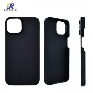 China New Arrival Kevlar Phone Case For iPhone 14 Series, Carbon Fiber Mobile Case wholesale