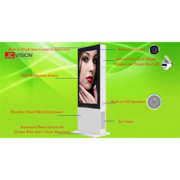 JCVISION LCD Advertising Display Digital Signage Poster For EV Charging Station Pile