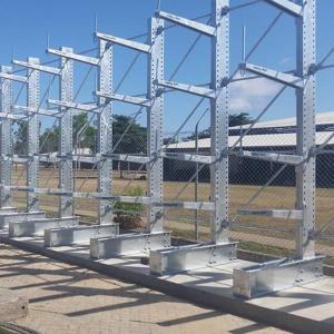 China 8M Heavy Duty Cantilever Storage Racks CE Cantilever Rack Shelf on sale