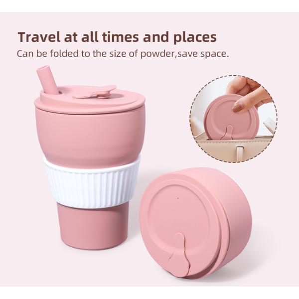 2000ml Silicone Water Bottle Collapsible Cup BPA Free Cold Resistant