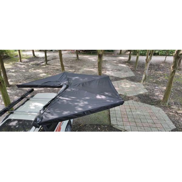 Retractable Easy Installation 270 Degree Freestanding Awning With Double Layers Aluminum Alloy