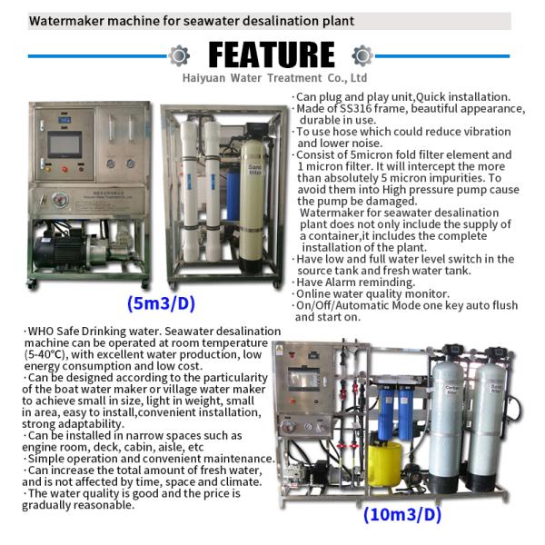 99.7% Rejection Containerized Water Treatment Plant rO System SS316L Material