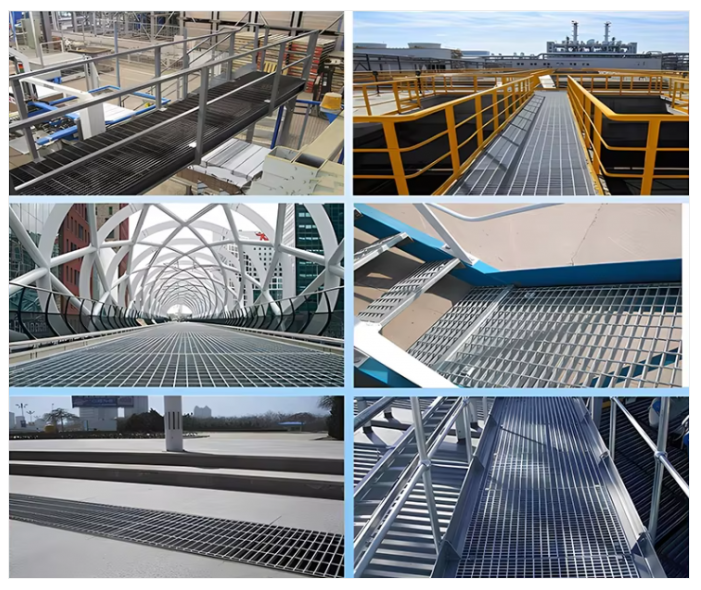 Outdoor Corrosion Resistant Galvanized Anti-slip Drainage Ditch Grating Covers For Platform And Sidewalk