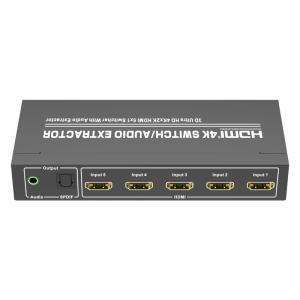 China Full HD 5 X 1 30Hz 300MHz HDMI 4K Switcher wholesale