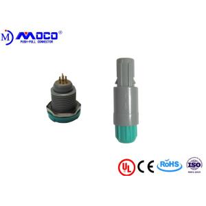 Green Nut Multi Pin Circular Connectors , EMG Systems Plastic Cable Connector