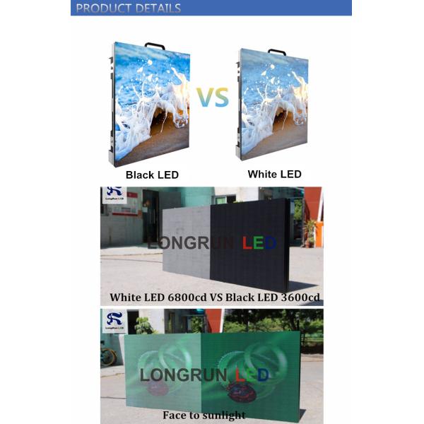 Square SMD2121 Outdoor Rental LED Display Easy To Install And Disassemble