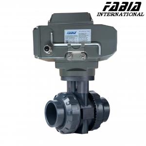 China FABIA Electric High Pressure Soft Seal Ball Valve on sale