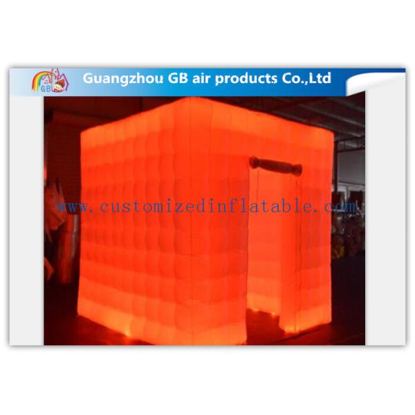 Multicolor Led Inflatable Photo Booth Enclosure / Inflatable Photo Studio for Club