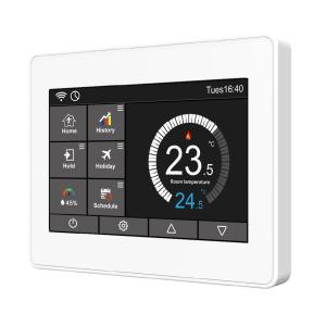 China Intelligent Fossil Fuel Wifi Controlled Thermostat Programmable IP20 rated wholesale