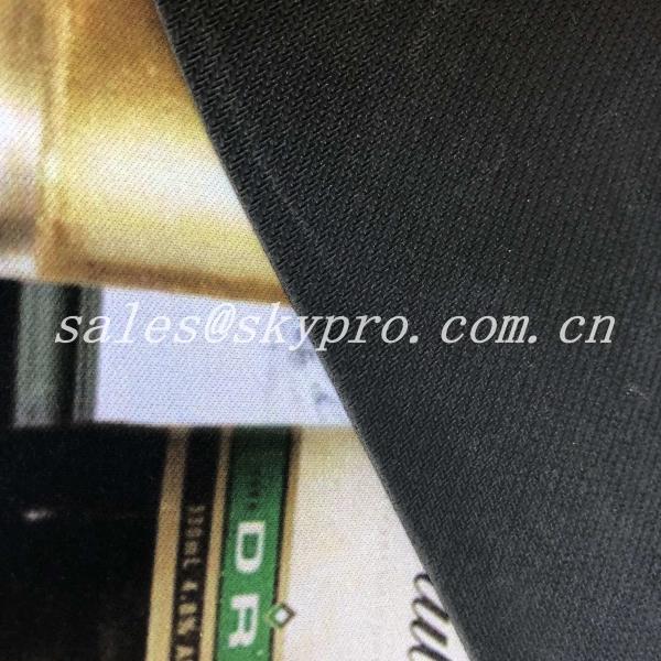 ROHS Standard Neoprene Fabric Roll Bar Mats 3D Logo Custom Printing