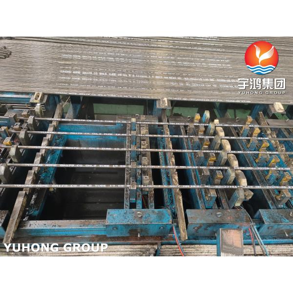 Longitudinal finned tubes manufacturing process