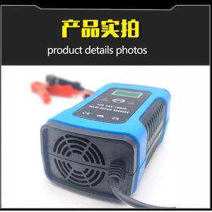 China 12V 6A LCD Agm Gel Wet sulfated  Lead Acid Battery Chargers on sale