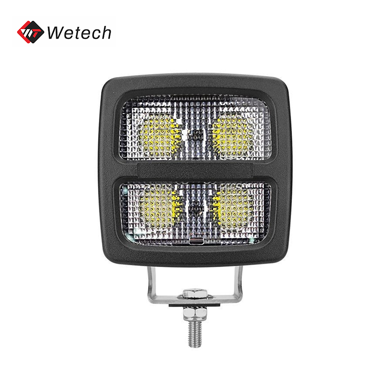 China LED Work Light 40W Flood/Spot Beam Square Headlight Heavy Duty Tractor Machinery Led Work Light wholesale