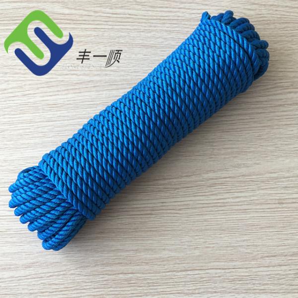 Quality White Twisted 3 Strand Nylon Rope UV Resistance High Strength for sale