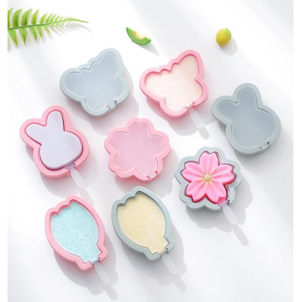 Cute Ice Cube Trays Silicone Cloud Chocolate Mold Wax Melt Molds Easy Release Ice Trays Non-Stick Chocolate Soap Pudding Jello Ice Cube Tray