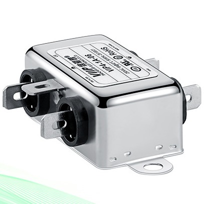 China 50/60Hz Nominal Center Frequency Single Phase RFI Filter Compact For Reducing Noise On Power Lines wholesale