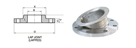 ANSI/ASME B16.5 Flange Class 2500 Lap Joint Flanges Size: 1/2" (DN15) - 100" (DN2500)