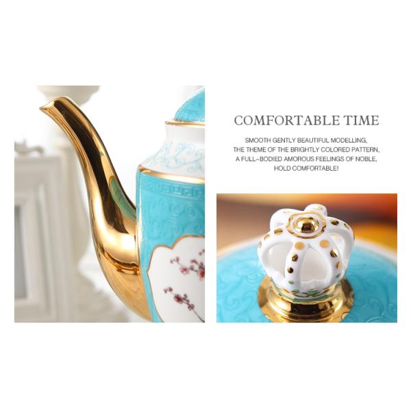 Goldline 15PCS Bone China Tea Cups