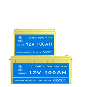 Chargeable LiFePO4 Lithium Battery Packs 12.8V 100Ah for Lead Acid Replacement