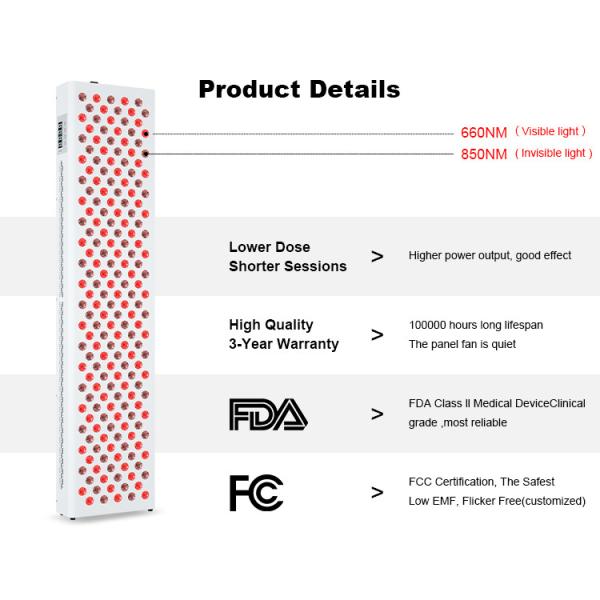 Full Body LED Red Light Therapy Portable For Pain Shielding 3 Year Warranty