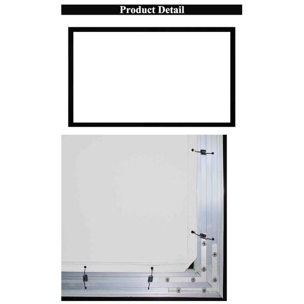 Indoor Short Throw Fixed LCD Projector Screen 4K Ultra HD 100inch For Cinema Theatre