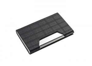 China 65g Promotion PU Leather business cards holder Magnetic Card Case 64*97*17mm wholesale