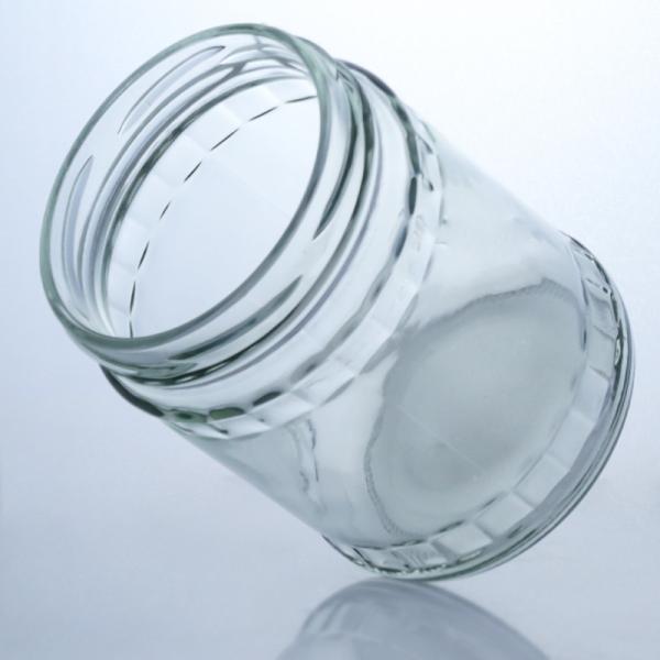 Clear Round Flint Glass Jar for Food Grade Production and Distribution