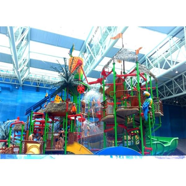 Mix Color Interactive Water Park Playground For Hotel Swimming Pool