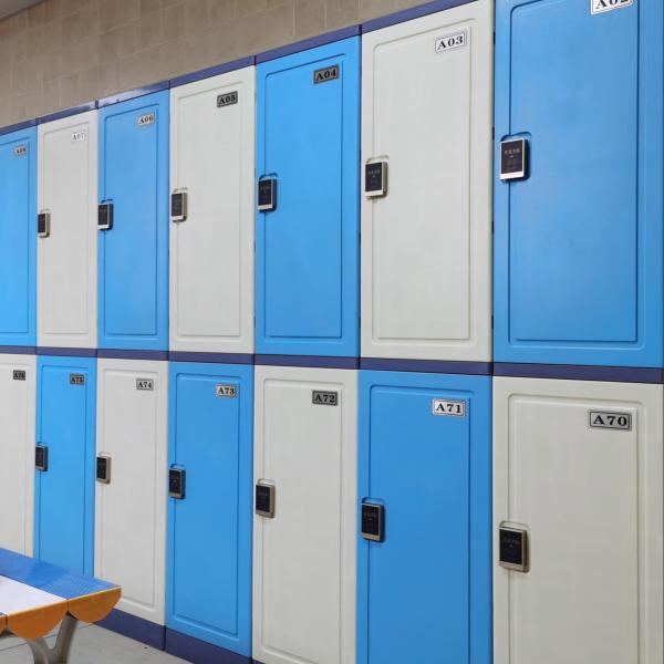 ABS Plastic Swimming Pool Accessories Water Park Smart Key Storage Metal Locker Steel Cabinet