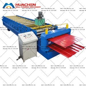 China Metal Silo Double Deck Double Layer Forming Machine on sale