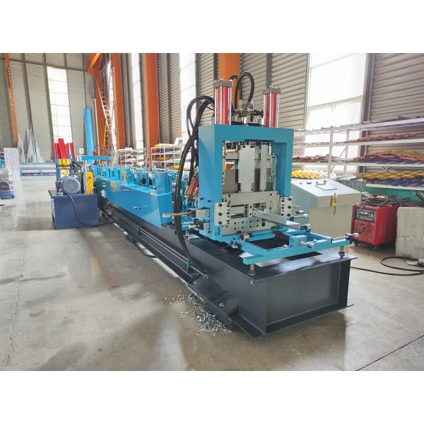 Automatic Steel Frame Cz Purlin Roll Forming Machine Computer Control