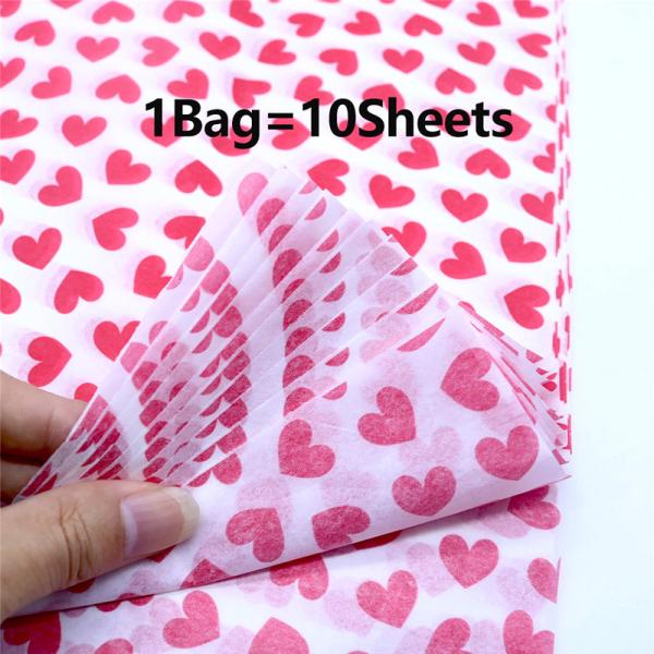 17gsm White Tissue Paper 20x30 Frosted Flower Wrapping Paper