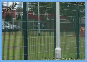 China High Security Wire Mesh Fence Panels , 358 Prison Security Metal Fence Panels Anti Climb wholesale