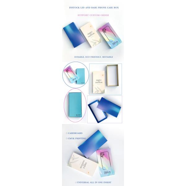 Wholesale Retail Color Box Custom Mobile Phone Accessories Package Cardboard Packaging Storage Box