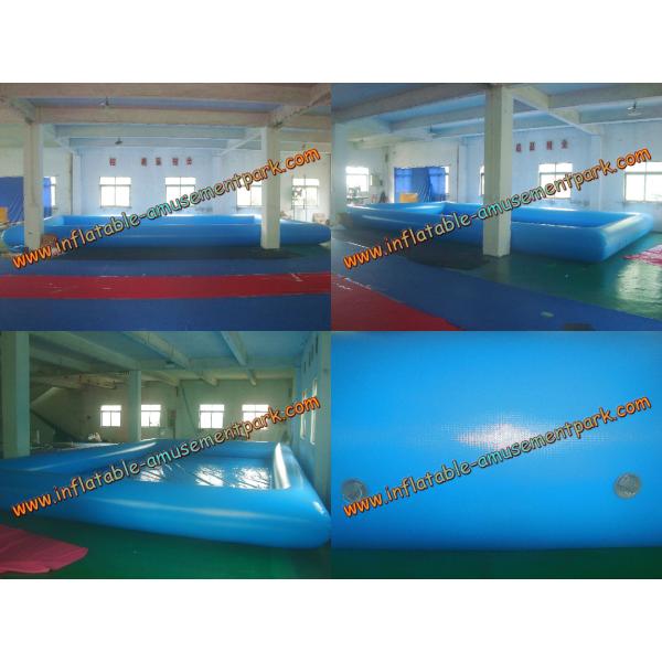 10 m x 6m Water Games Inflatable Water Pools With 0.9mm Pvc Tarpaulin