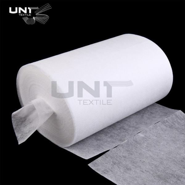 Polyester Viscose Spunlace Nonwoven Fabric Pearl Dot Pattern