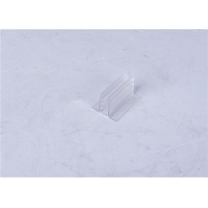 China Matt / Shiny Surface Transparent Plastic Profiles ISO9001 / RoHS Approval wholesale