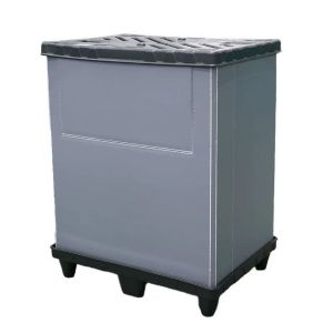 China Glossy Plastic Pallet Box 1200x1000x290mm Plastic Moving Crates Durable wholesale