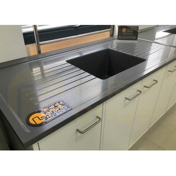 High Precision Monolithic Black Resin Sink For Biological And Pharmaceutical Labs
