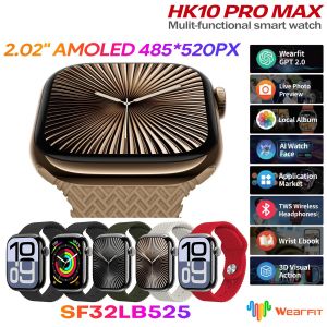HK10 Pro Max 4G bluetooth Smartwatch ChatGPT AMOLED Screen